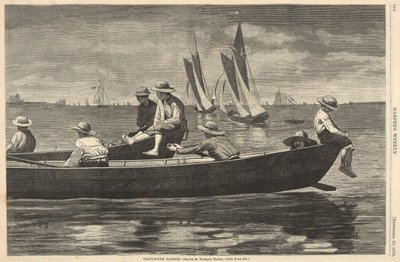 Gloucester Harbor, from Harper by Winslow Homer