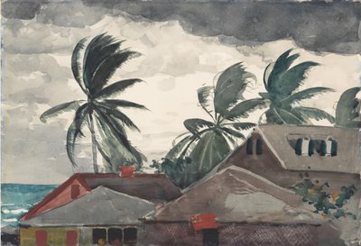 Hurricane, Bahamas, 1898 by Winslow Homer