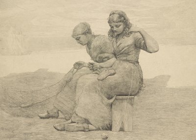 Mending the Tears by Winslow Homer