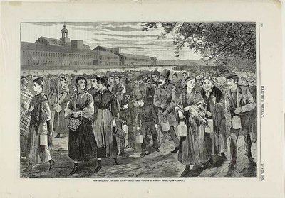 New England Factory Life—"Bell Time" by Winslow Homer