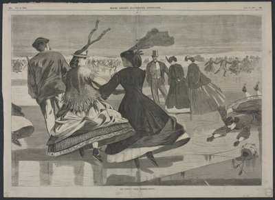 Our National Winter Exercise - Skating by Winslow Homer