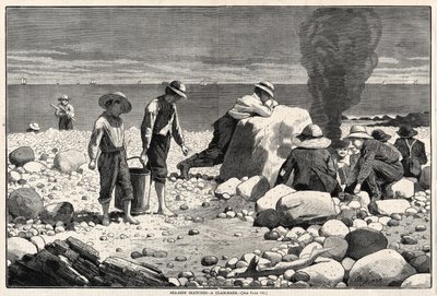 Seaside Sketches - A Clam-Bake, 1873 by Winslow Homer