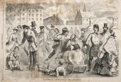 Skating at Boston by Winslow Homer