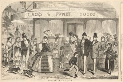 Spring in the City, from Harper by Winslow Homer