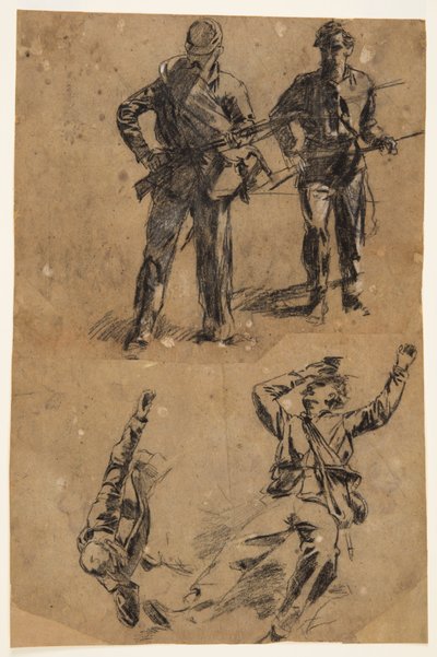 Studies of Soldiers by Winslow Homer