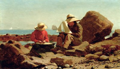 The Boat Builders by Winslow Homer