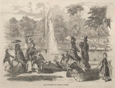 The Fountain at Boston Common by Winslow Homer