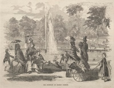 The Fountain at Boston Common by Winslow Homer