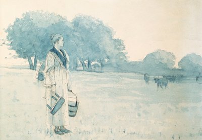 The Milkmaid by Winslow Homer