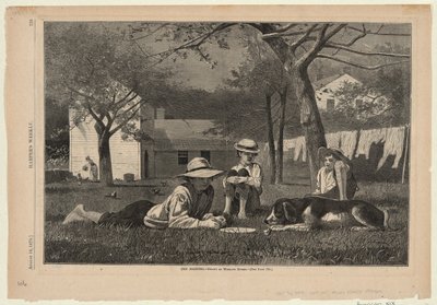 The Nooning, from Harper by Winslow Homer
