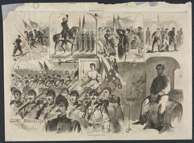 The Songs of the War, 1861 by Winslow Homer