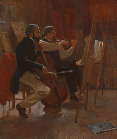 The Studio by Winslow Homer