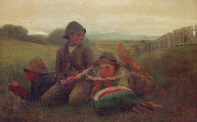 The Watermelon Boys, 1876 by Winslow Homer
