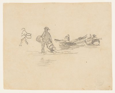 Two Fishermen, England by Winslow Homer