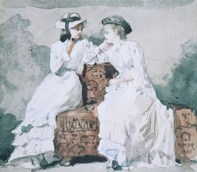 Two Ladies, 1880 by Winslow Homer