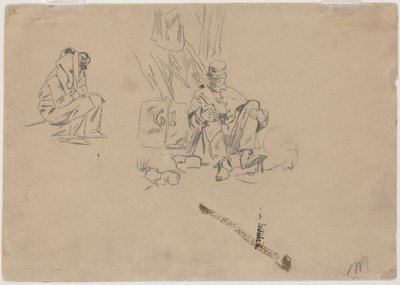 Two Soldiers Resting by Winslow Homer