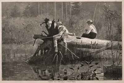 Waiting for a Bite, 1874 by Winslow Homer