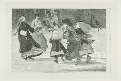 Winter—A Skating Scene by Winslow Homer
