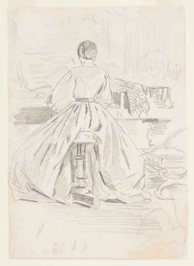 Woman at Piano by Winslow Homer