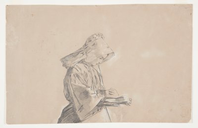 Woman in a Sunbonnet by Winslow Homer