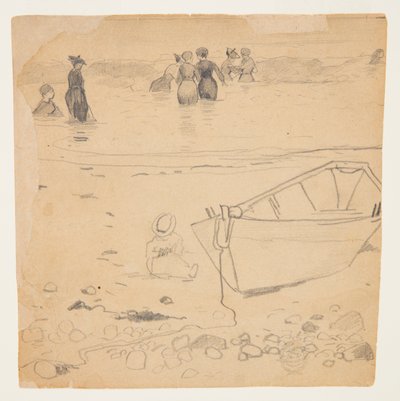 Women Surf Bathing by Winslow Homer