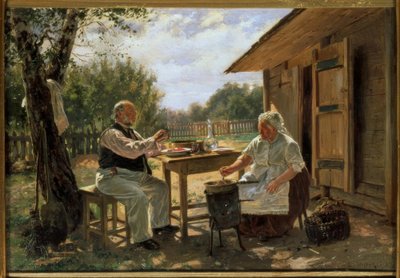 Making Jam by Wladimir Jegorowitsch Makowski