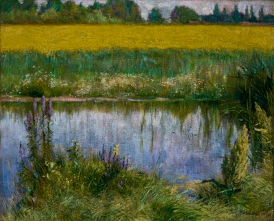 Field of Lupin by Wladyslaw Podkowinski