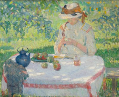 In the Garden by Wlodzimierz Blocki