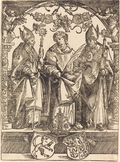 Saints Maximilian, Stephen, and Valentine by Wolf Traut