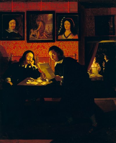 Two Men in the Office by Wolfgang Heimbach