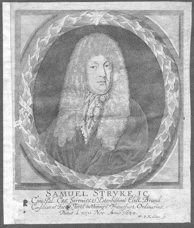 Samuel Stryk by Wolfgang Philipp Kilian
