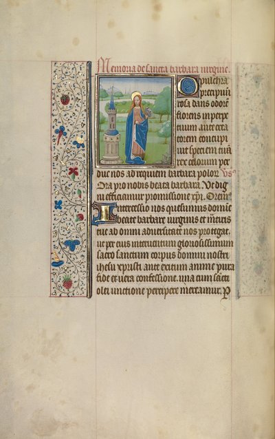 Saint Barbara by Workshop of Willem Vrelant