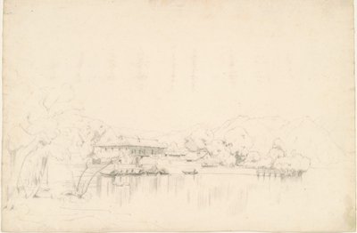 Lake Houses by Worthington Whittredge