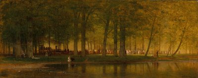 The Camp Meeting by Worthington Whittredge