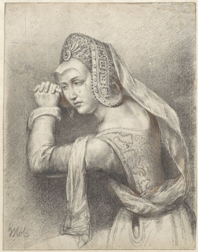 Weeping Mary Magdalene by Woutherus Mol