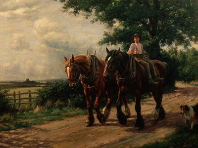 On the Way Home by Wright Barker
