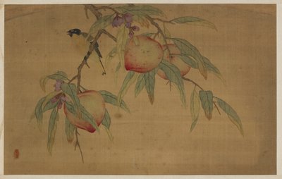 Bird, Fruit, and Flowers by Wu Zhang