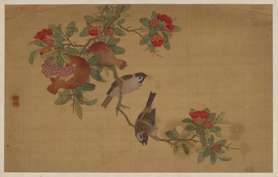 Birds, Fruit, and Flowers by Wu Zhang