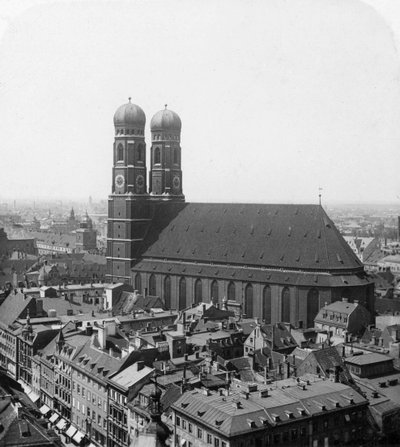 The Frauenkirche, Munich, Germany by Wurthle and Sons