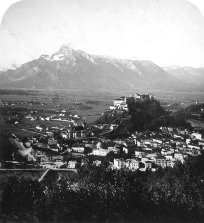 The Kapuzinerberg, Salzburg, Austria by Wurthle and Sons