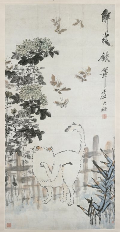 Cat and Butterfly by Xugu
