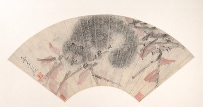 Squirrel on an Autumn Branch, ca. 1880s by Xugu