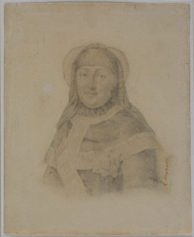Catherine II in Mourning by Yefgraf Petrovich Chemesov