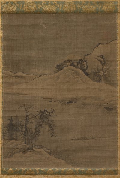 Landscape with Fishermen by Yi Bul hae