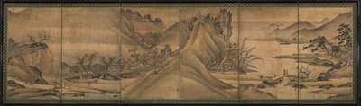 Landscape of the Four Seasons, early 1500s by Yi Sumun