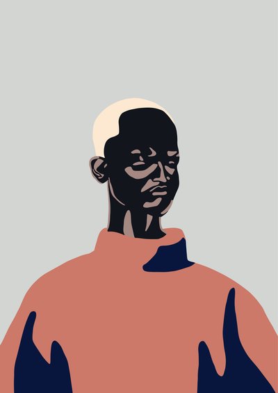 Untitled Portrait by Yi Xiao Chen