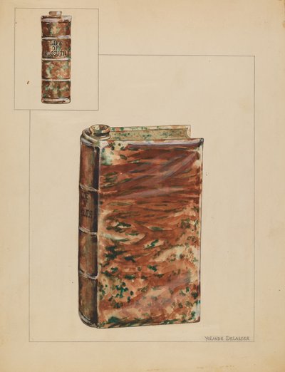 Book Bottle, c. 1937 by Yolande Delasser