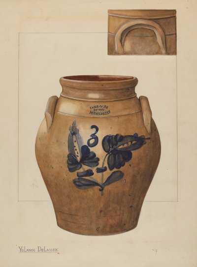 Jar by Yolande Delasser