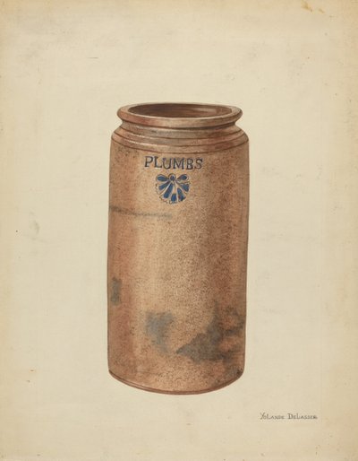 Preserve Jar by Yolande Delasser