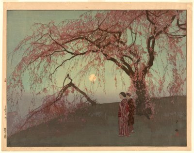 Kumoi Cherry Trees by Yoshida Hiroshi